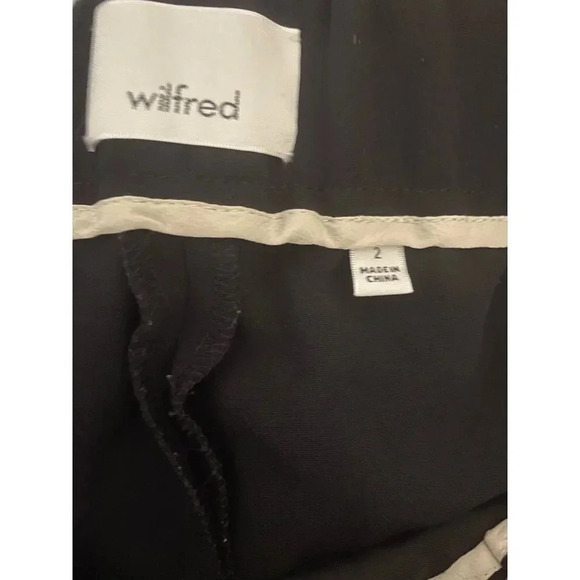 Wilfred Aritzia Darontal Black Cropped Pants - Picture 7 of 8
